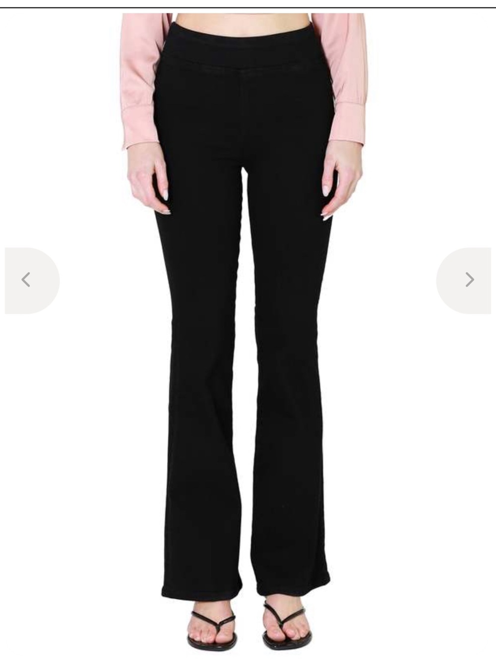 Frame Jet Set High Rise Flared Jeans. Black. NWT.
